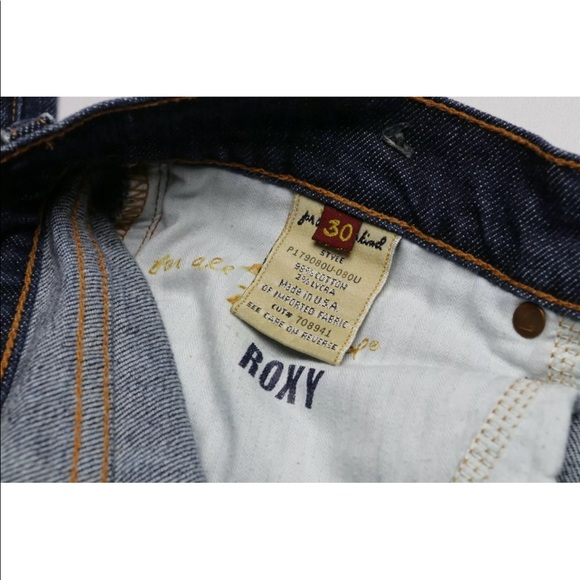 7 For All Mankind Womens Roxy Blue Jeans Size 30 - Picture 3 of 4